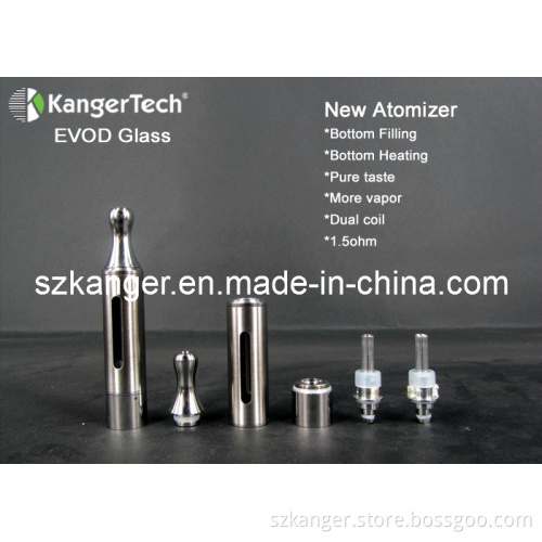 New Dual Coils Kanger Evod Glass Clearomizer in 2014